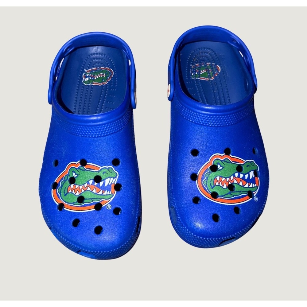 Crocs Florida Gators Clogs Mens 7 Womens 9 NCAA University of Florida Blue Shoes